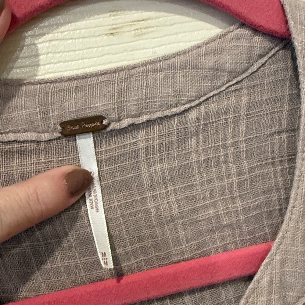Free People Talk To Me frayed hem top, medium - Picture 5 of 9